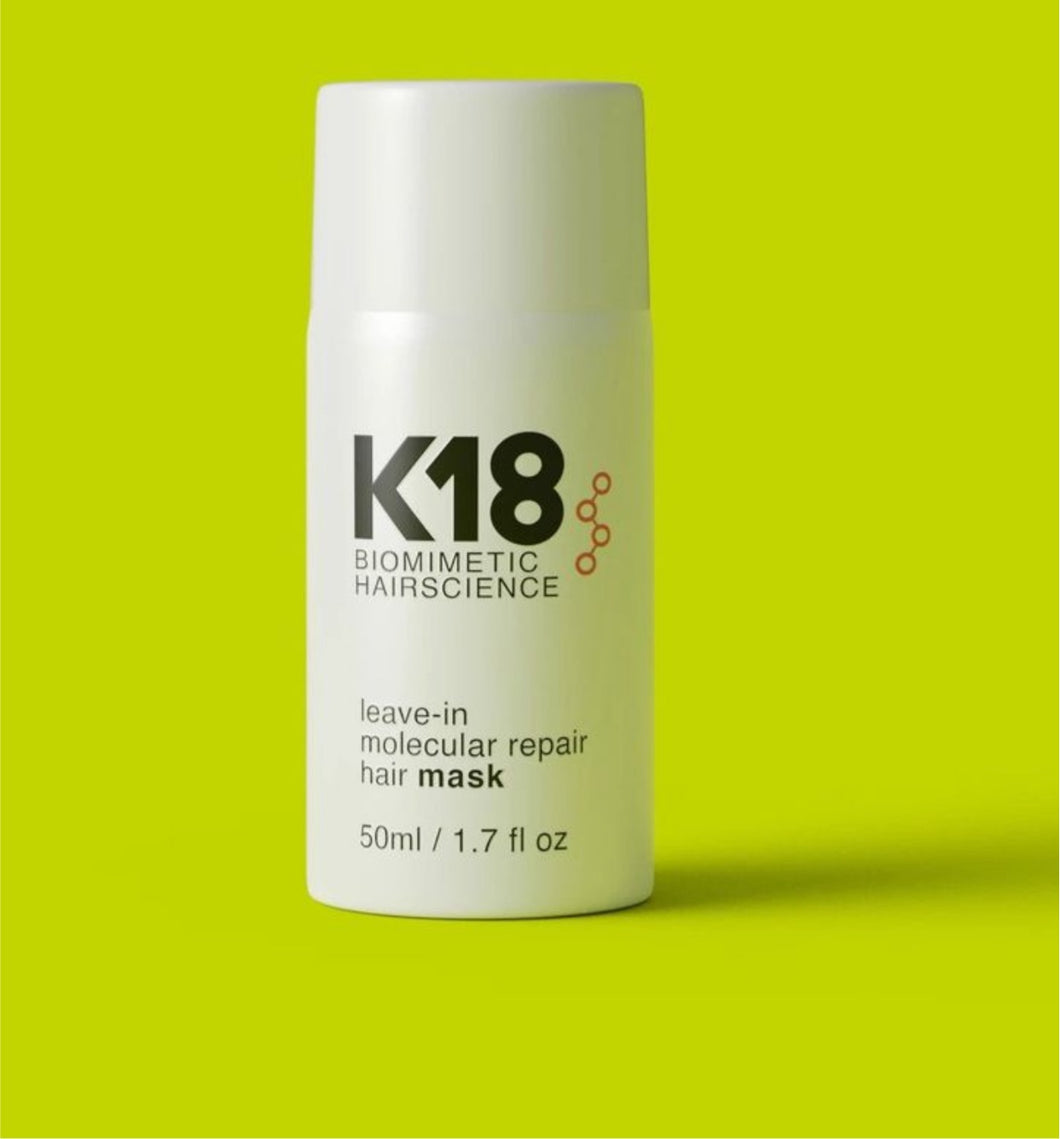 K18 leave in molecular repair hair mask 50ml